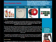 Tablet Screenshot of firesystemindia.com